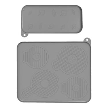 Imagem de Rrlihjgu Tapete de Silicone para Estação de Café - Base Antiderrapante para Máquina de Gelados - Base Multifuncional Para Secagem Louça Acessórios Sorveteira Casa Restaurante Hotel