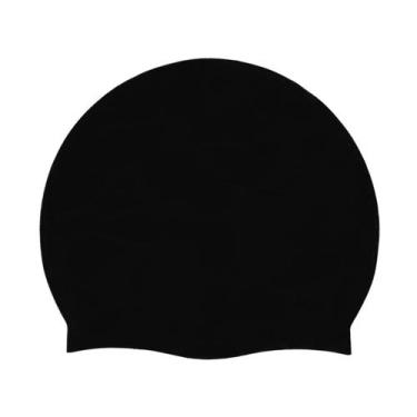 Imagem de Touca Hero Band Natação Adulto de Silicone Cobre Orelha Impermeável Pr