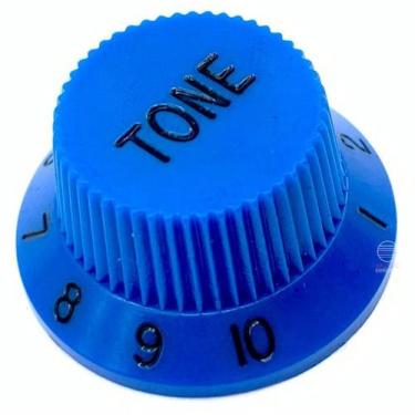 Imagem de Knob Plástico tone guitarra strato PST-T Azul Unidade - SPIRIT