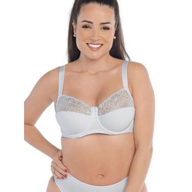 Imagem de Sutiã Taça C Baroneza DeMillus 74600, Branco, 50