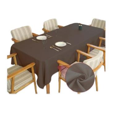 Imagem de Toalha de Mesa 8 Lugares Tecido Rústico Premium - Armazem do Enxoval, 