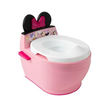 Imagem de The First Years Acessório para vaso sanitário e vaso sanitário infantil Disney Minnie Mouse – Vaso sanitário 2 em 1 com assento removível para treinamento de vaso sanitário – Essencial para
