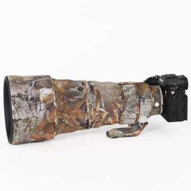 Imagem de CHASING BIRDS Capa protetora de lente impermeável camuflada para Sony FE 70-200 mm F4 G OSS capa protetora de lente à prova de chuva (floresta)
