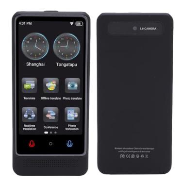 Imagem de GOWENIC Dispositivo de Tradutor de Idioma da AI, Tradução de Voz Portátil Tradução Bidirecional Em Tempo Real Com Tela de Toque de 3,0 ", 1 GB+8 GB de RAM, 138 Idiomas