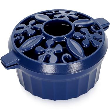 Imagem de STBoo Vaporizador de fogão a lenha - Umidificador de lareira de ferro fundido | Panela interna para aquecimento doméstico | Acessórios decorativos para cobertura de fogão, tigela redonda, acabamento