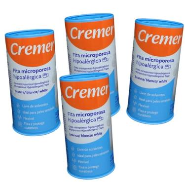 Imagem de Fita microporosa branca 10cmX10m curativo hipoalergico-4 Unidades