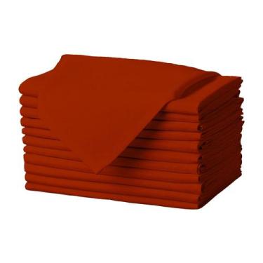 Imagem de Guardanapos de pano Gee Di Moda Burnt Orange 43x43cm - Conjunto de 12