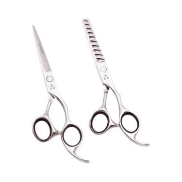 Imagem de Tesoura Profissional De Cabeleireiro 6.0 440C Ferramentas De Barbeiro 