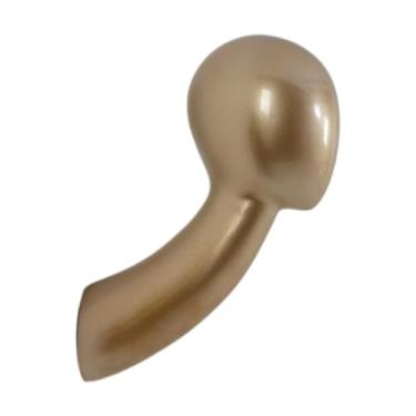 Imagem de Kokiya Cabeça de manequim, suporte de parede para exposição de perucas, fibra de vidro, cabide de parede para chapéus, suporte para chapéus, para perucas