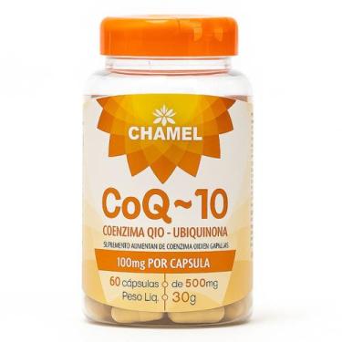 Imagem de Coenzima Q10 Ubiquinona 100mg Chamel 60cápsulas