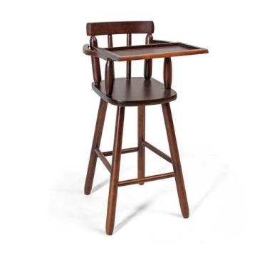 Imagem de Cadeira de Alimentação em Imbuia  Ideal para o Crescimento do Seu Bebê