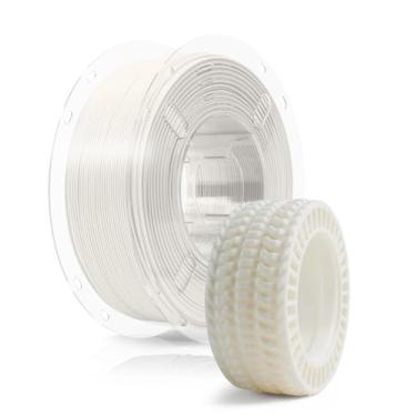 Imagem de FilaBees Filamento TPU 1,75 mm branco, filamento macio de impressora 3D 95A, alta dureza e resiliência, material adesivo macio, elástico, filamento flexível 1 kg (2,2 lbs), TPU branco