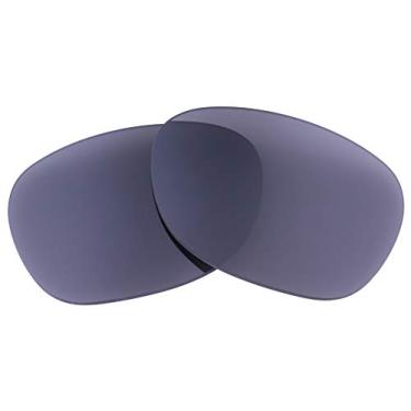 Imagem de LenzFlip Lentes de reposição polarizadas compatíveis com óculos de sol Rayban New Wayfarer RB2132 de 58 mm - fabricadas nos EUA -, Cinza polarizado, width way 58 mm