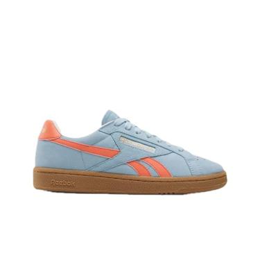 Imagem de Reebok Tênis feminino Club C Grounds UK, Azul macio/coral supercarregado/goma, 37
