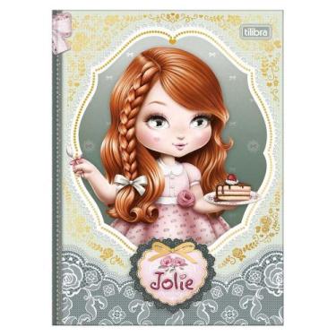 Imagem de Caderno Colegial Brochura Jolie 160 Folhas Capa Dura 17,6 x 23,9cm Til