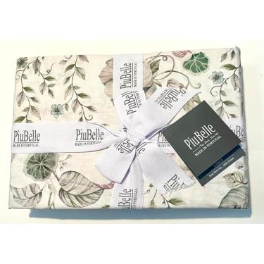 Imagem de Lençóis de cama 100% algodão 100% algodão Made in Portugal – Conjunto de coleção de hotel extra macio e respirável (Alexa, King (padrão dos EUA))