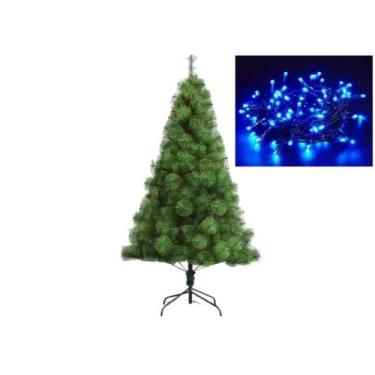 Imagem de Arvore De Natal Pinheiro 2,10 Metros 300 Galhos E Pisca Pisc - lojas v
