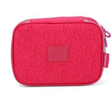 Imagem de Estojo tecido up4you 1ziper vinho - LUXCEL