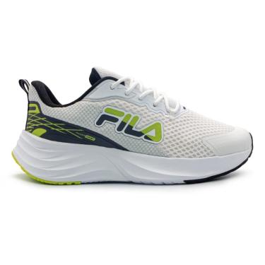 Imagem de Fila Tenis Racer Comet Masculino, Branco/Preto/Verde Limão, 42