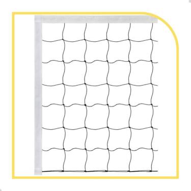 Imagem de Rede De Volei 9,5Mts 3 Lonas Fio 2Mm Seda Sports Mania