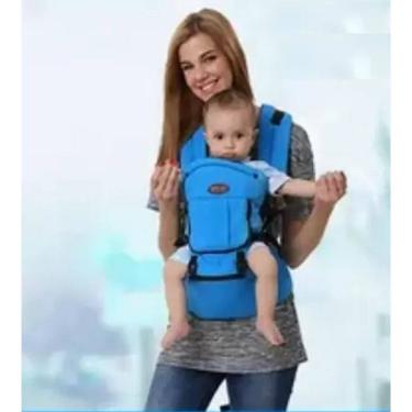 Imagem de Canguru Super Macio para Bebê 4 em 1 Weinibeibei com Babador Carregador de Bebe