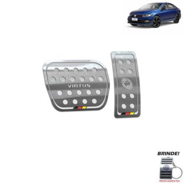 Imagem de Pedaleira Automático Gravação Em Prata Virtus Wolfsburg Ed
