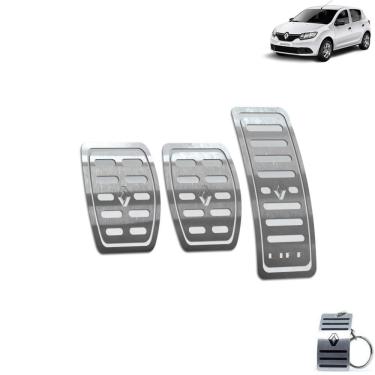 Imagem de Pedaleira Manual Aço Inox Renault Sandero Life Prata