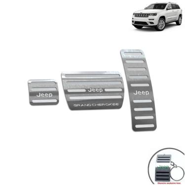 Imagem de Pedaleira Automático Jeep Grand Cherokee 2013 a 2018 Prata