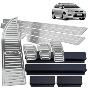 Imagem de Soleira Pedaleira Descanso Focus 2009/2013 Prata Manual BR