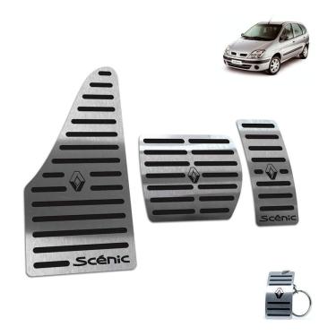 Imagem de Pedaleira Automático Com Descanso Scenic 2001 A 2011 Preto