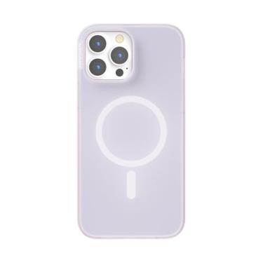 Imagem de PopSockets Capa para iPhone 13 Pro Max compatível com MagSafe, capa de celular para iPhone 13 Pro Max, compatível com carregamento sem fio - branco opalescente