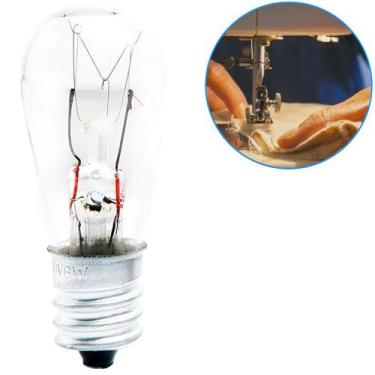 Imagem de Lâmpada Rosca E-12 Incandescente Sinaleiro Maquina Costura - Evolvere