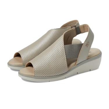 Imagem de Fly London Sandália feminina Nisi066fly, Prata Perf, 38 BR