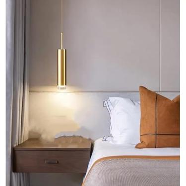 Imagem de Luminária pendente de LED para quarto, cabeceira, hotel, holofote, lâmpada suspensa, restaurante, cozinha, decoração, lustres de teto