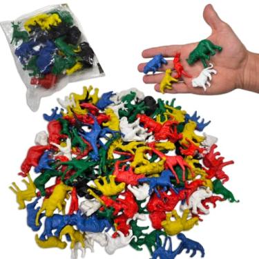 Imagem de Kit Animais Plástico Safari Selvagem Zoologico Brinquedo Educativo (animal, pacote com 20 uni, 6)