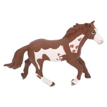 Imagem de Brinquedo Modelo de Cavalo, Simulação Segura Pintada à Mão Versátil Figura de Cavalo Em Miniatura Em Pvc para Decorações de Bolo