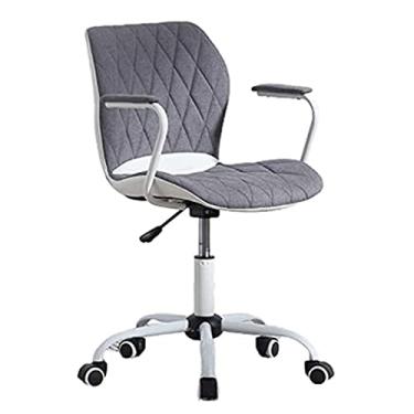 Imagem de TLTDSMYF Cadeiras de secretária de escritório cadeira de escritório cadeira de secretária de altura ajustável cadeira de computador confortável e respirável cadeiras executivas familiares simples