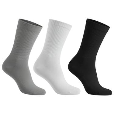 Imagem de Kit 3 Pares Meias de Classic Cano Médio Masculina Feminina Unissex Sor