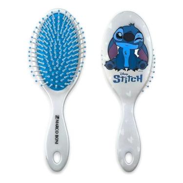 Imagem de Escova De Cabelo Infantil Disney Stitch Marco Boni Ref 7124 Branco