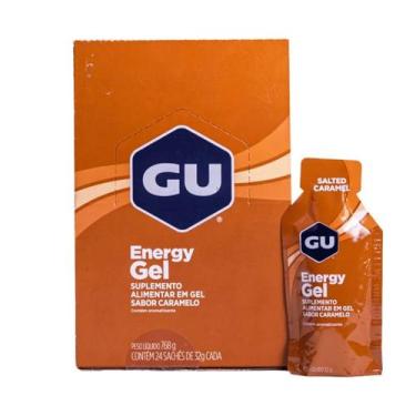 Imagem de Energy Gel Caixa Com 24 Saches De 32g Sabor Caramelo Gu