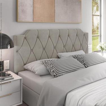 Imagem de Cabeceira Kelly Modular Estofada Para Cama Box Queen 1,60 Varias Cores