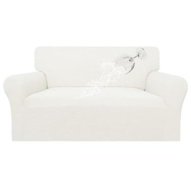 Imagem de Capa de sofá impermeável Loveseat Easy-Going Cream