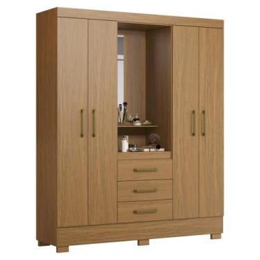 Imagem de Guarda Roupa Casal Capela 4P 3G 164 cm Paris ARMoveis - Aramoveis, Ata