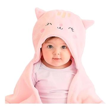 Imagem de Cobertor Infantil Fleece Capuz Bebe Criança Bichinho Piscina