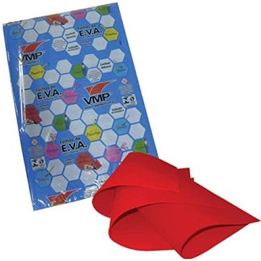 Imagem de Placa Em Eva 48X40Cm Vermelho Pct C/10 V M P