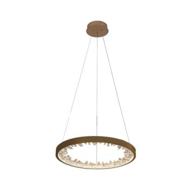 Imagem de PENDENTE MILENIUM DOURADO (D)60CM (C)0CM (L)0CM (A)4CM 1X38W 3000K 2850LM LED