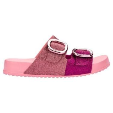 Imagem de Sandália Melissa Cozy Glitter Feminina Rosa-Feminino