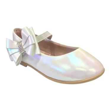 Imagem de Mini Sua Cia, Sapatilha Menina Mini Sua Cia Branco Perolizado 7036.00673 Tamanho:23;Cor:Branco