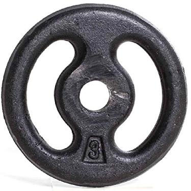 Imagem de Anilha de Ferro Fundido Pintada Musculação Yangfit - 3kg