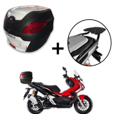 Imagem de Baú 41 litros Awa Proos com Bagageiro para Honda ADV 150 2021+, Branco